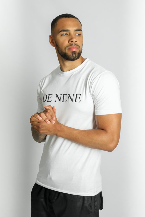DE NENE PRINT T-SHIRT - WHITE